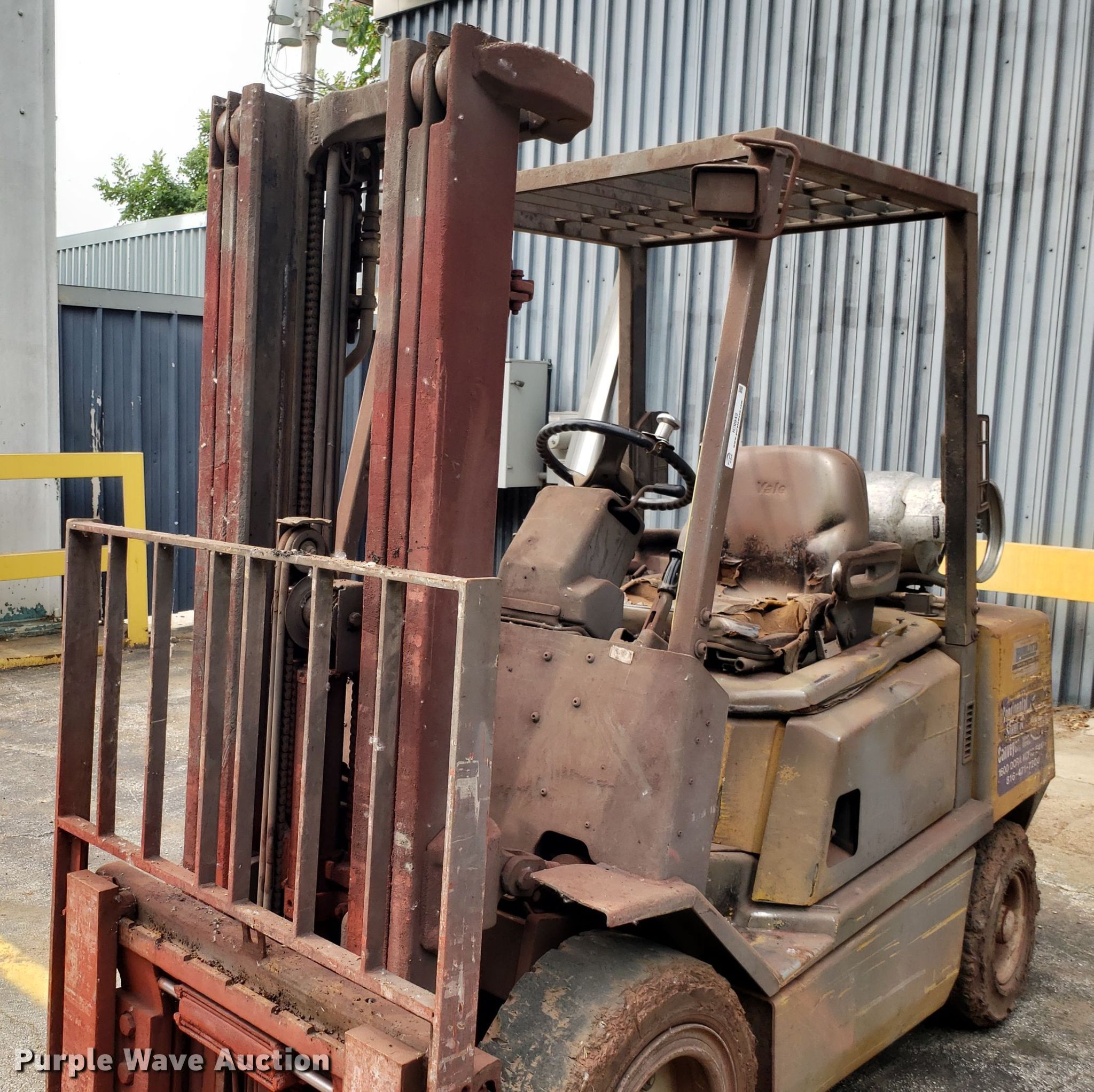 Yale GP060ZGE86 forklift in Kansas City, MO Item IC9942 sold Purple