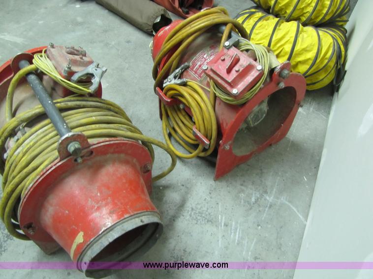 image for item 2003 (2) Navy Standard portable fans