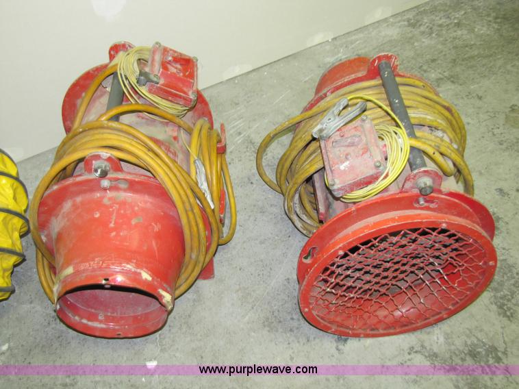 image for item 2003 (2) Navy Standard portable fans