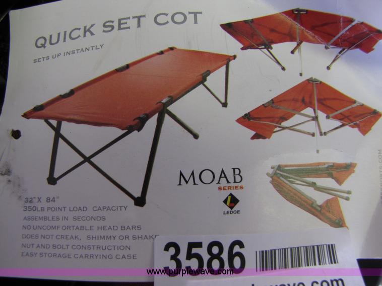 image for item 3586 (2) Ledge Quick Set cots