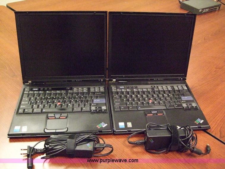 image for item 1207 (2) IBM T40 ThinkPad laptops