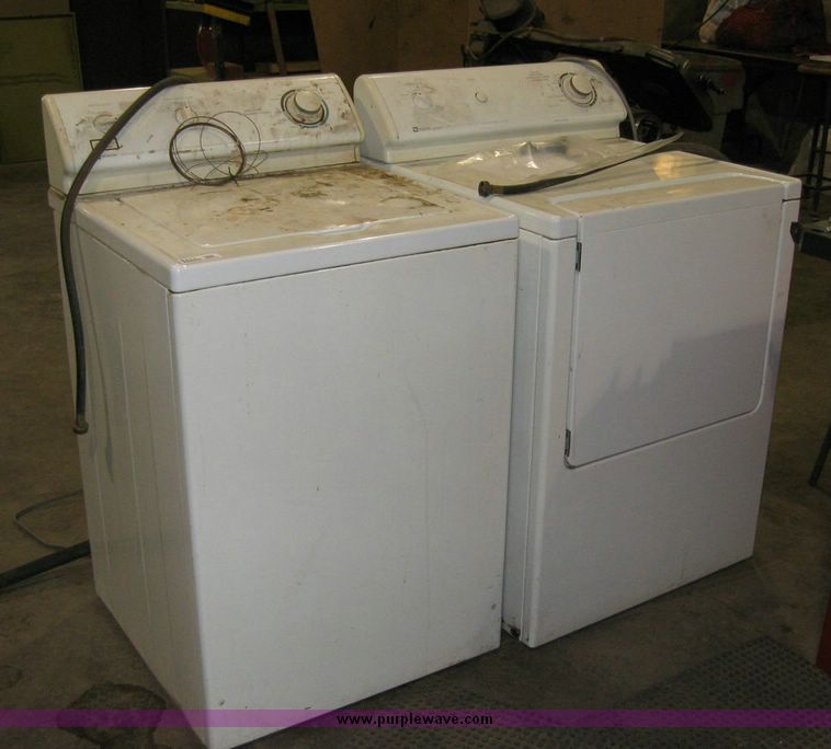 image for item 8215 Maytag electric washer and dryer
