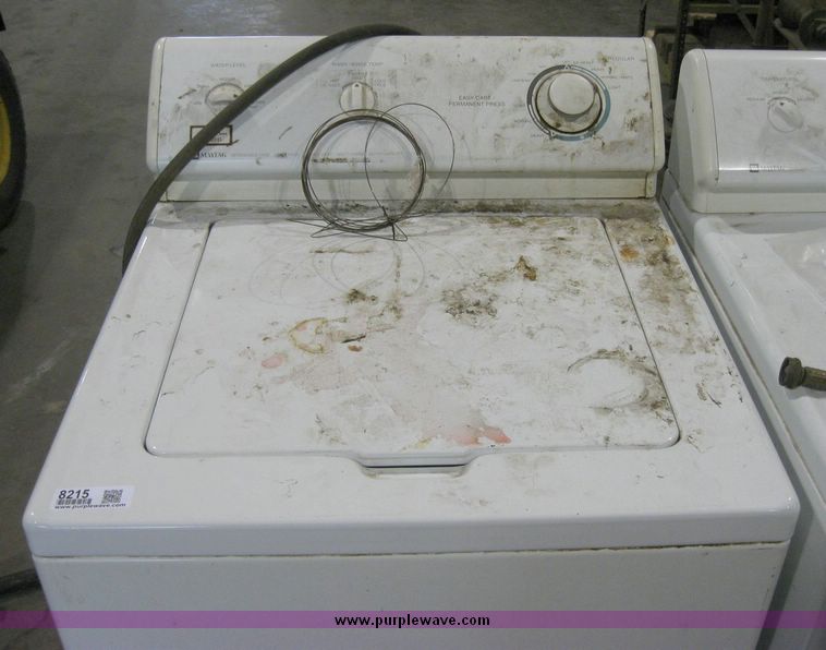 image for item 8215 Maytag electric washer and dryer