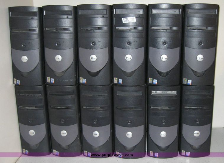 image for item 8225 (12) Dell Optiplex GX 240 computer towers