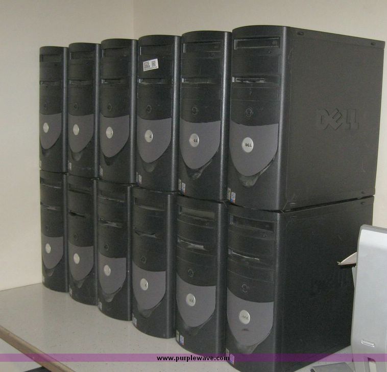 image for item 8225 (12) Dell Optiplex GX 240 computer towers