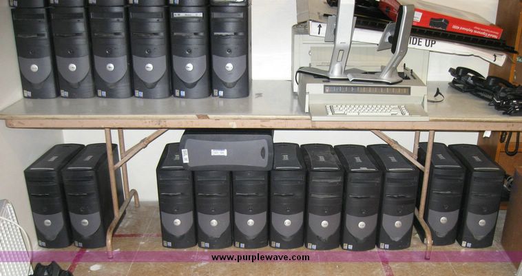 image for item 8226 (12) Dell Optiplex GX 240 computer towers