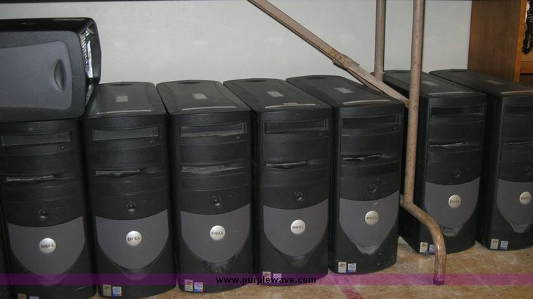 image for item 8226 (12) Dell Optiplex GX 240 computer towers