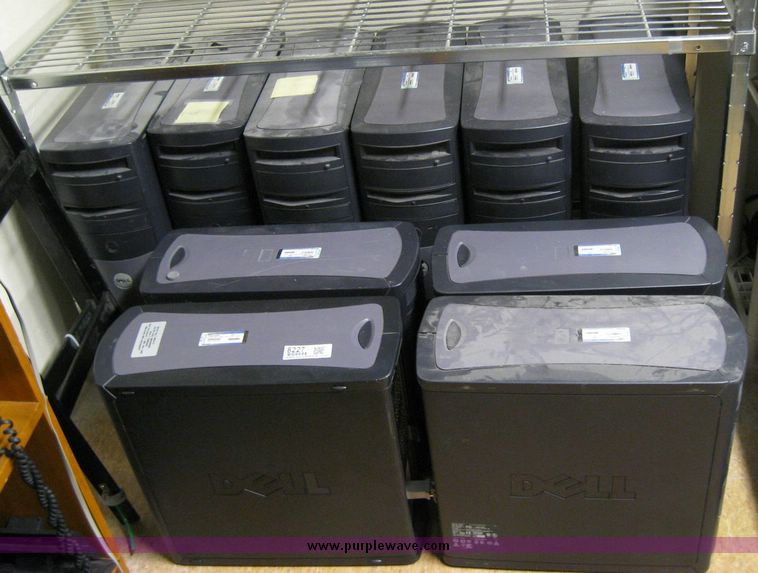 image for item 8227 (10) Dell Optiplex GX 240 computer towers