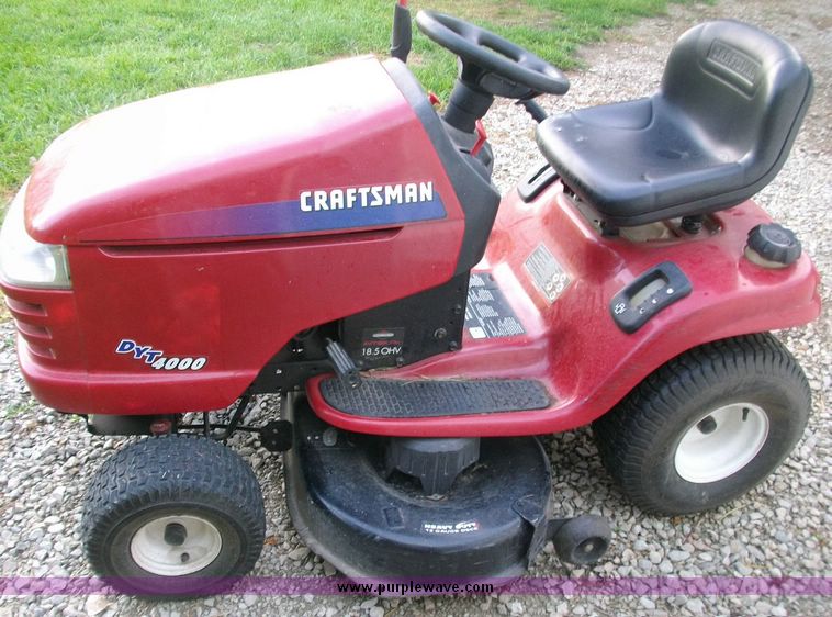 2004 Craftsman DYT 4000 riding lawn mower in Wamego, KS Item 1007