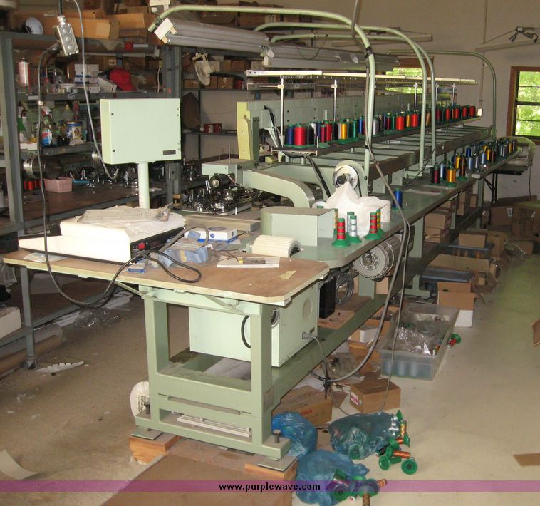 image for item 2660 Tajima Industrial Sewing Machine Company electronic multi head automatic embroidery machine