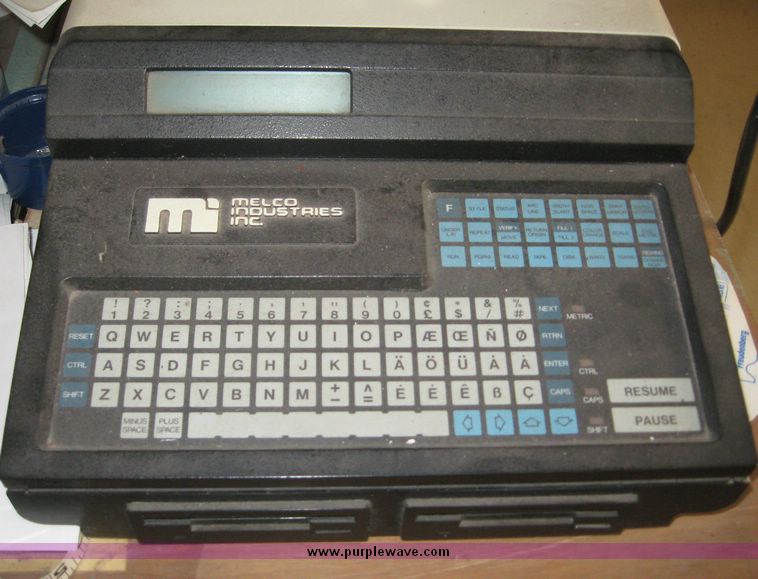 image for item 2660 Tajima Industrial Sewing Machine Company electronic multi head automatic embroidery machine