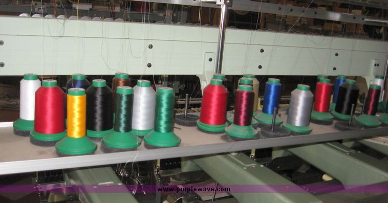 image for item 2660 Tajima Industrial Sewing Machine Company electronic multi head automatic embroidery machine