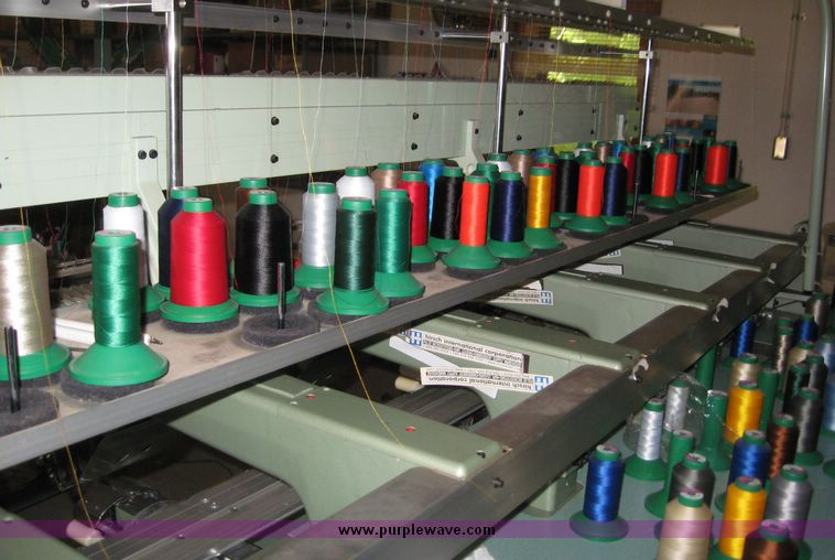 image for item 2660 Tajima Industrial Sewing Machine Company electronic multi head automatic embroidery machine