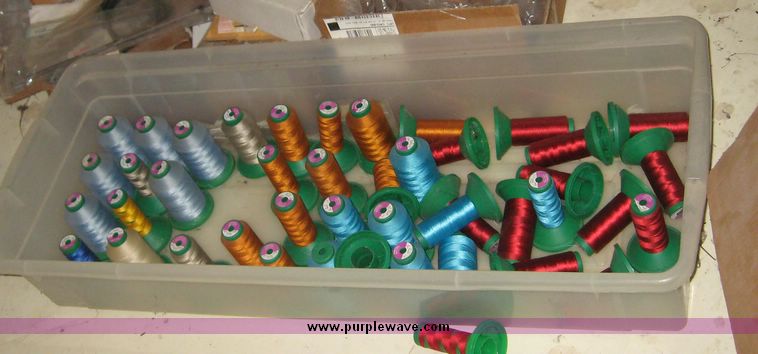 image for item 2660 Tajima Industrial Sewing Machine Company electronic multi head automatic embroidery machine