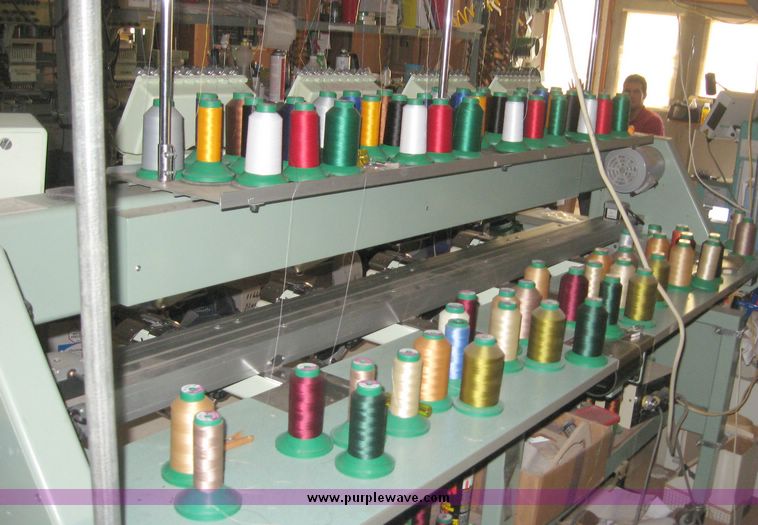 image for item 2662 Tajima Industrial Sewing Machine Company electronic multi head automatic embroidery machine