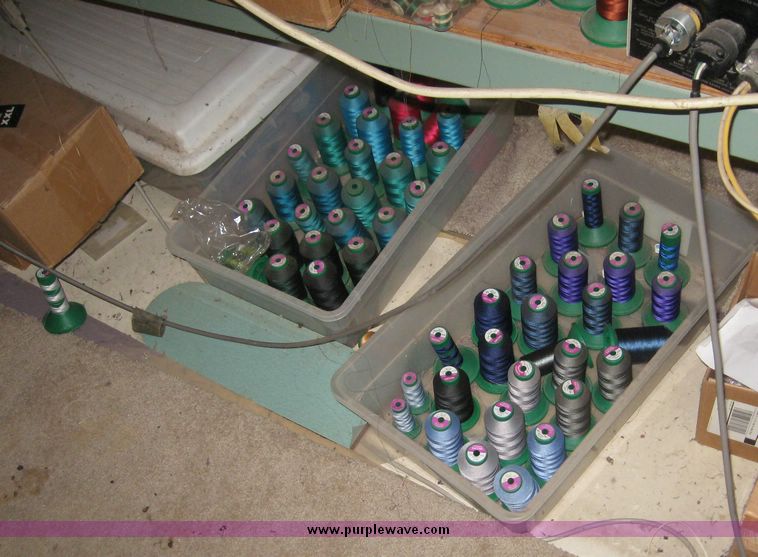 image for item 2662 Tajima Industrial Sewing Machine Company electronic multi head automatic embroidery machine