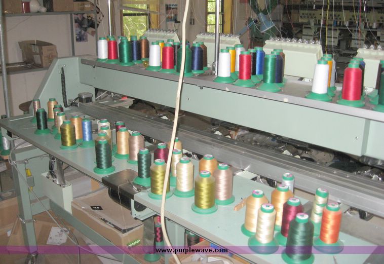 image for item 2662 Tajima Industrial Sewing Machine Company electronic multi head automatic embroidery machine