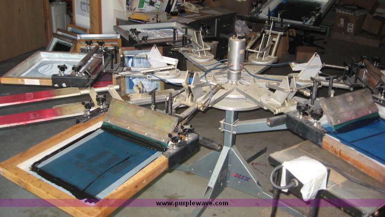 image for item 2670 HIX Corporation model 100 screen printing rotary printer