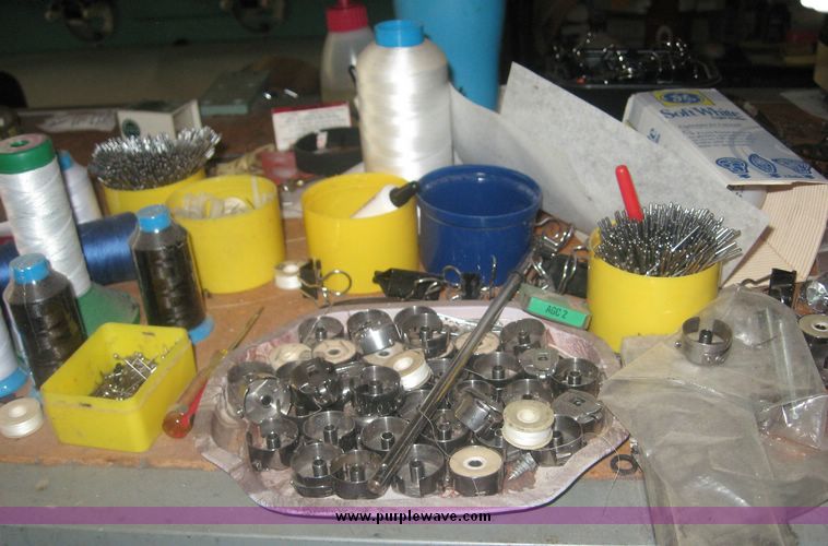 image for item 2677 Assorted embroidery equipment including frames and needles