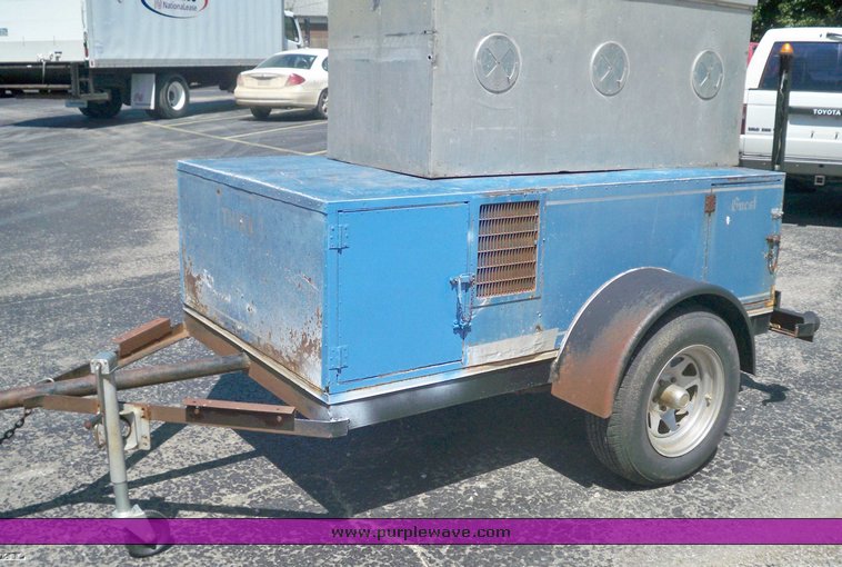 image for item 5167 Two wheel dog trailer