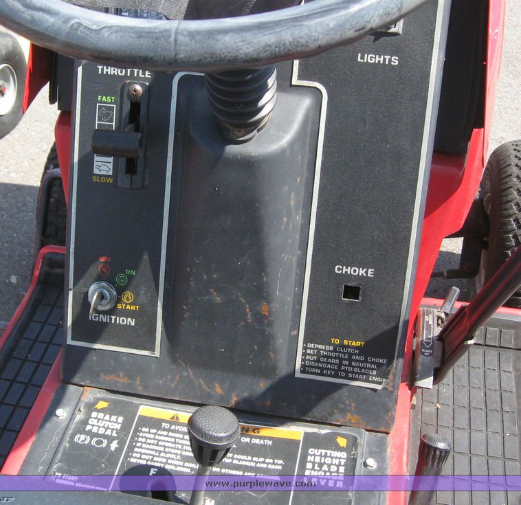 image for item 5814 MTD 12/38 lawn tractor