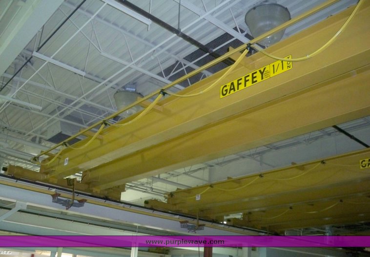 image for item 6940 (4) Gaffey overhead bridge cranes on one railway