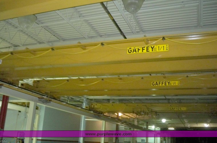 image for item 6940 (4) Gaffey overhead bridge cranes on one railway