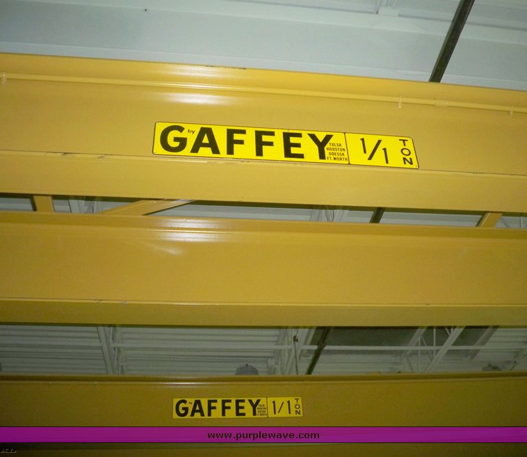 image for item 6940 (4) Gaffey overhead bridge cranes on one railway