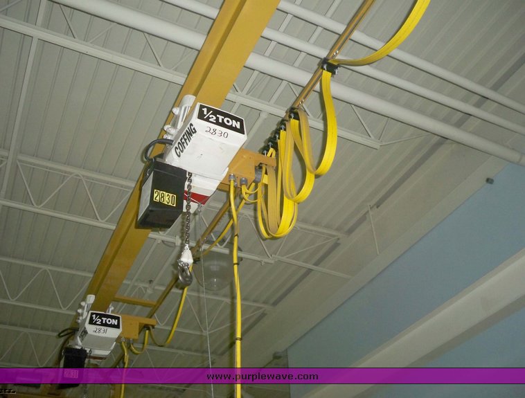 image for item 6942 Gaffey overhead bridge crane on railway