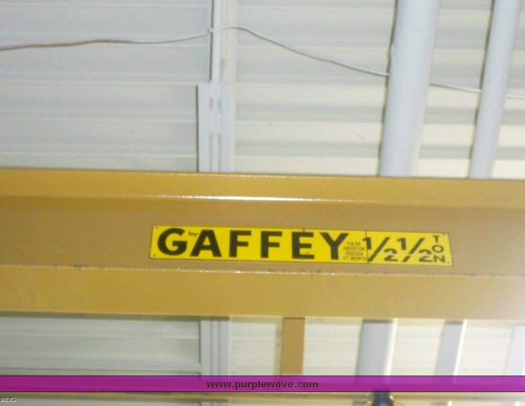 image for item 6943 (2) Gaffey overhead bridge cranes on railway