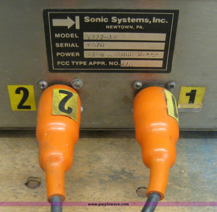 image for item 8282 Sonic Systems ultrasonic cleaner