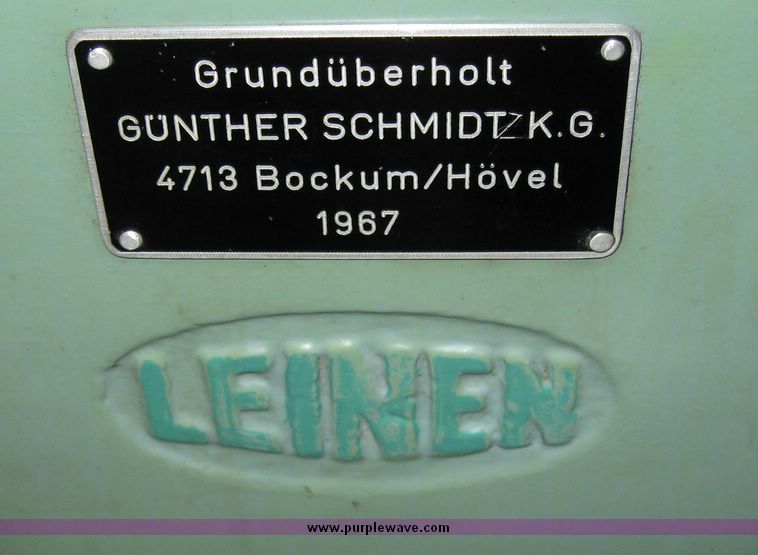 image for item 8284 Leinen belt-drive lathe