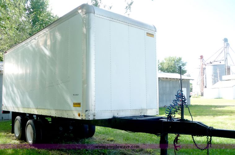 image for item 3923 1998 Homemade tandem axle pup trailer