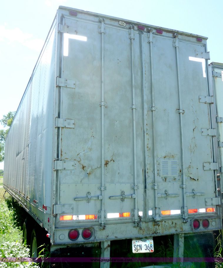 image for item 3925 1978 Donsey tandem axle van trailer