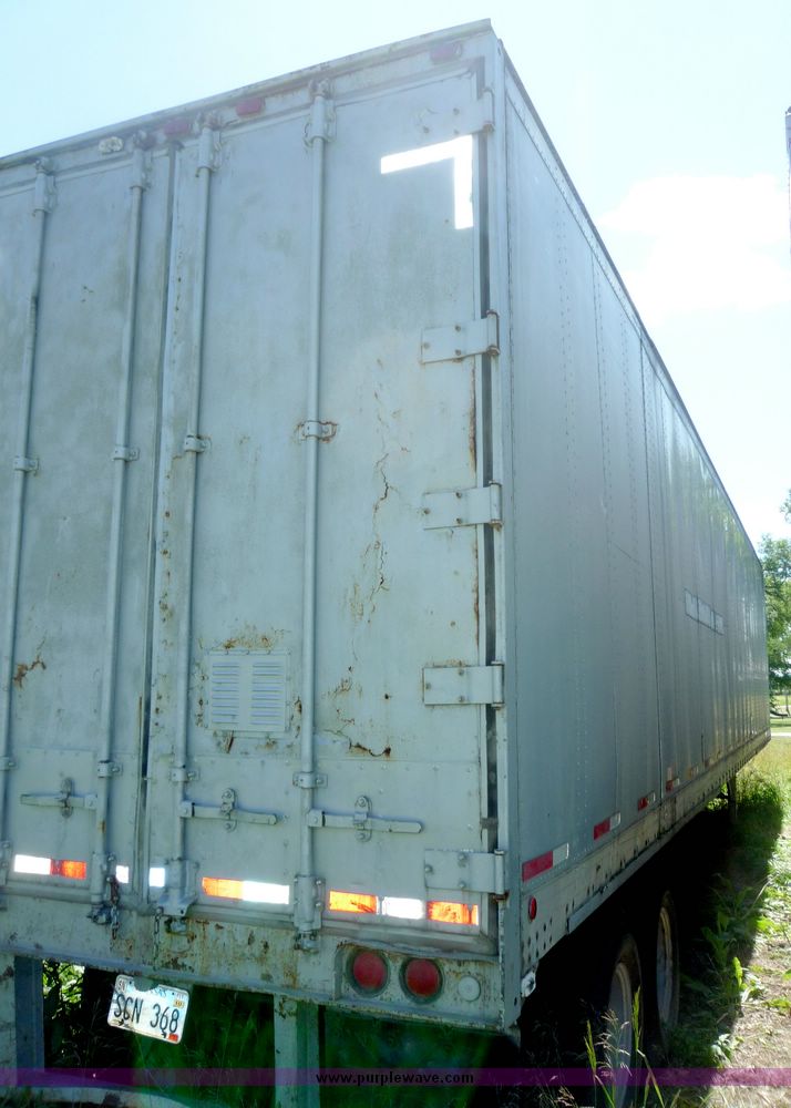 image for item 3925 1978 Donsey tandem axle van trailer