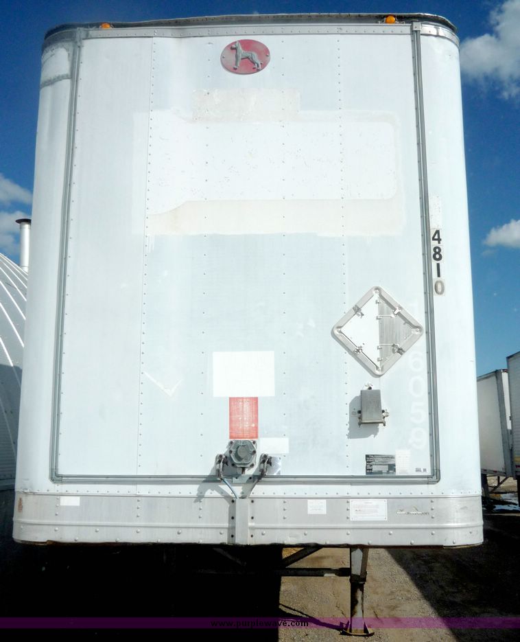 image for item 4024 1985 Great Dane tandem axle van trailer