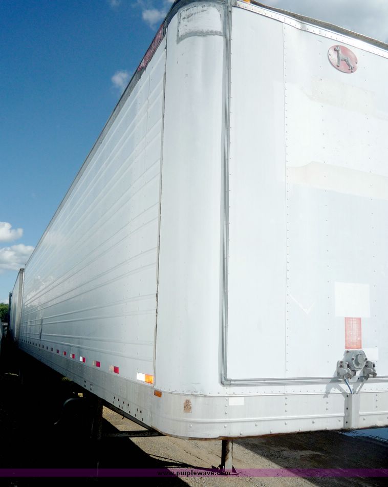 image for item 4024 1985 Great Dane tandem axle van trailer