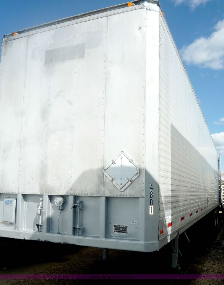 image for item 4025 1973 Dorsey tandem axle van trailer