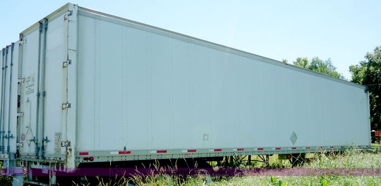 image for item 4027 1985 Dorsey tandem axle van trailer