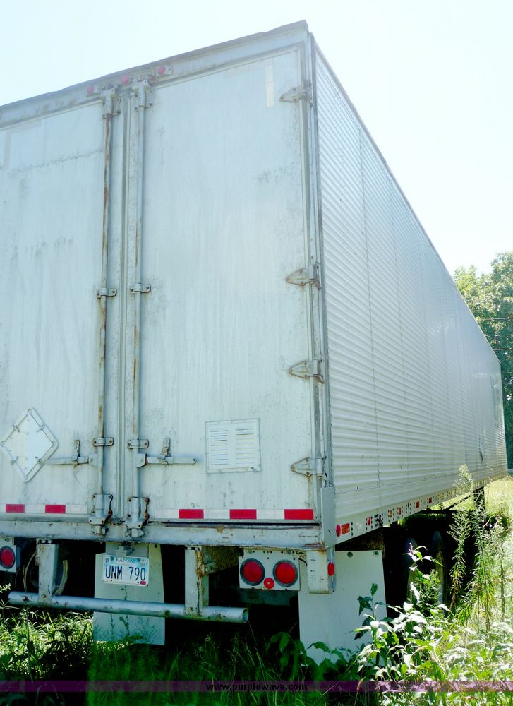 image for item 4029 1979 Trailmobile tandem axle van trailer