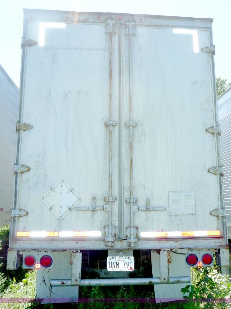 image for item 4029 1979 Trailmobile tandem axle van trailer