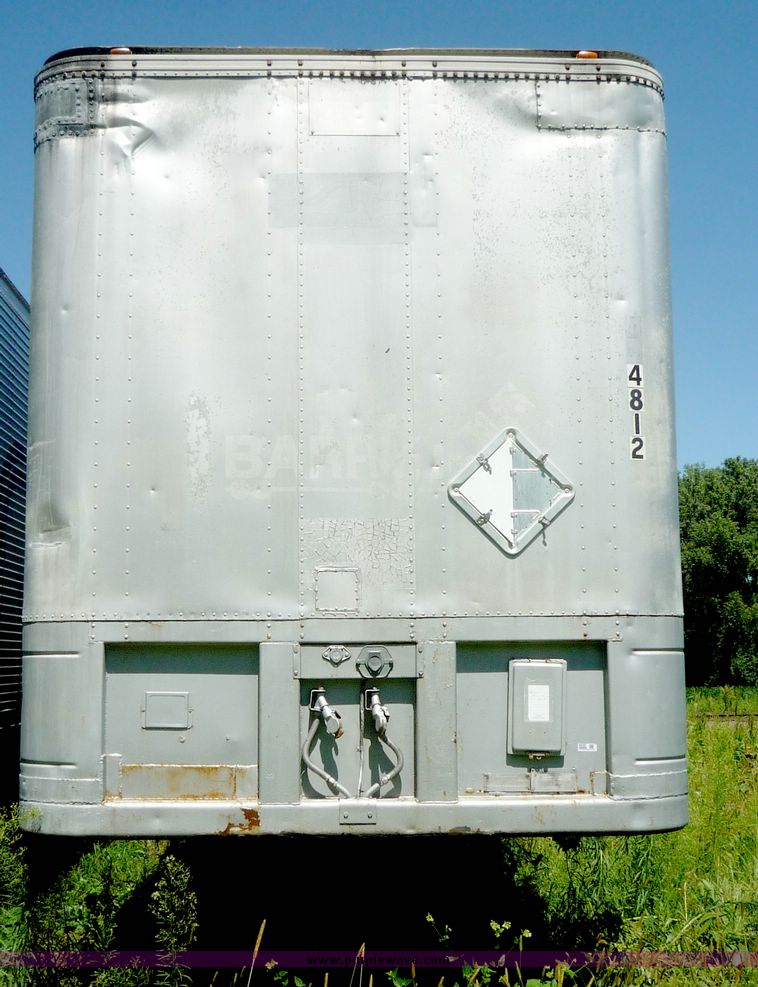 image for item 4030 1973 Fruehauf tandem axle van trailer