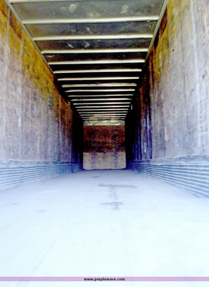 image for item 4030 1973 Fruehauf tandem axle van trailer