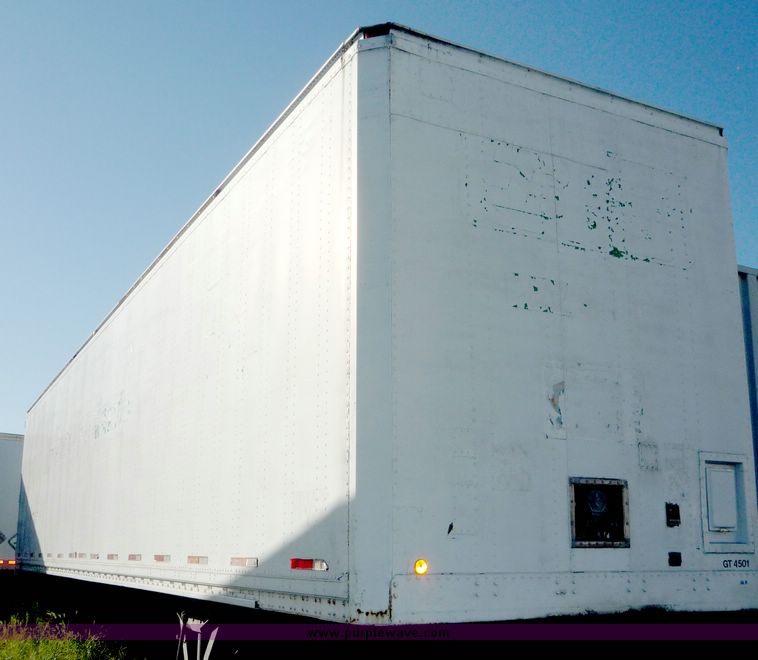 image for item 4056 1984 Brae tandem axle van trailer