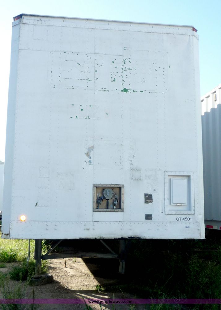 image for item 4056 1984 Brae tandem axle van trailer