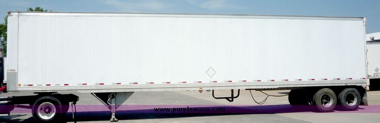 image for item 5005 1983 Trail Mobile tandem axle van trailer