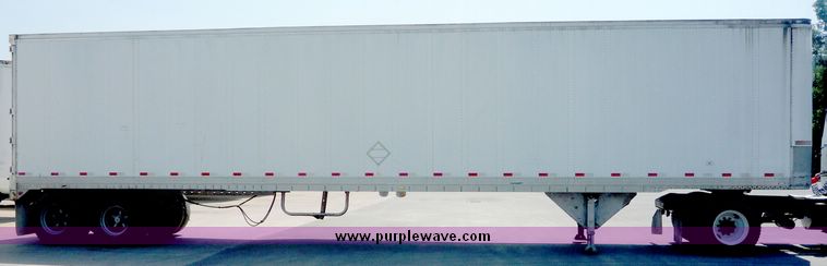 image for item 5005 1983 Trail Mobile tandem axle van trailer