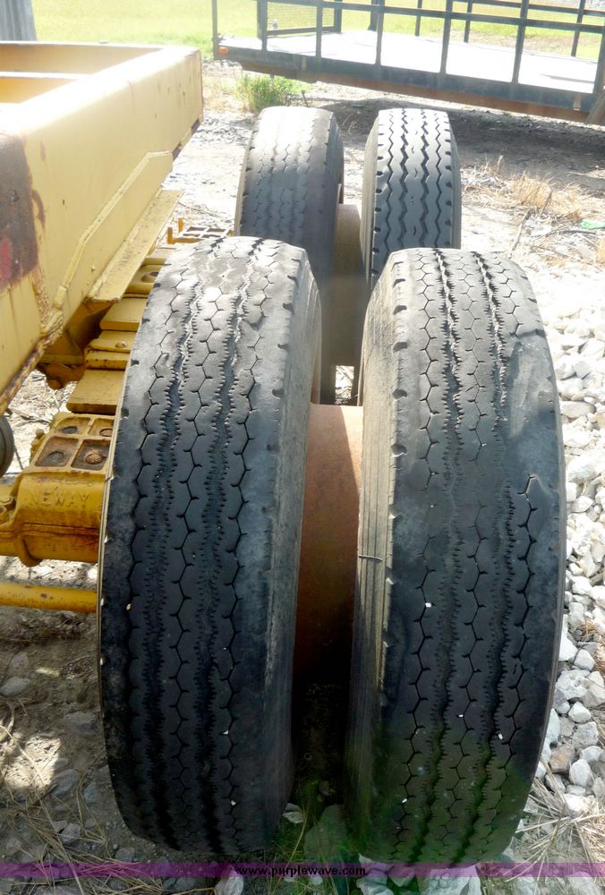 image for item 5006 1974 Hall tandem axle frame trailer