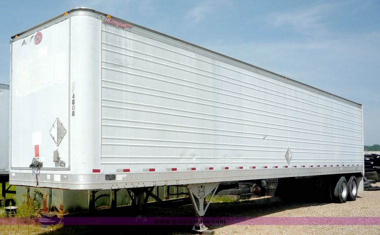 image for item 5007 1985 Great Dane tandem axle van trailer