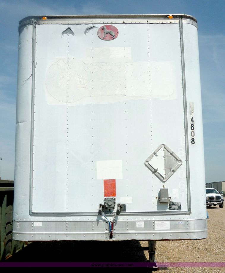 image for item 5007 1985 Great Dane tandem axle van trailer